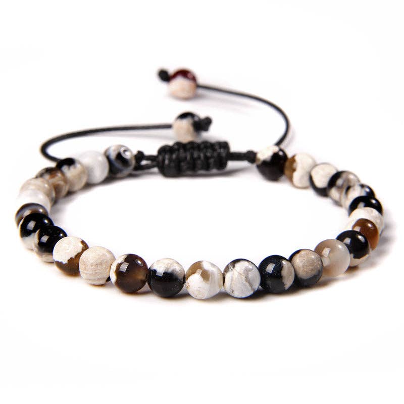 Natural Stone Hand Woven Stretch Bracelets