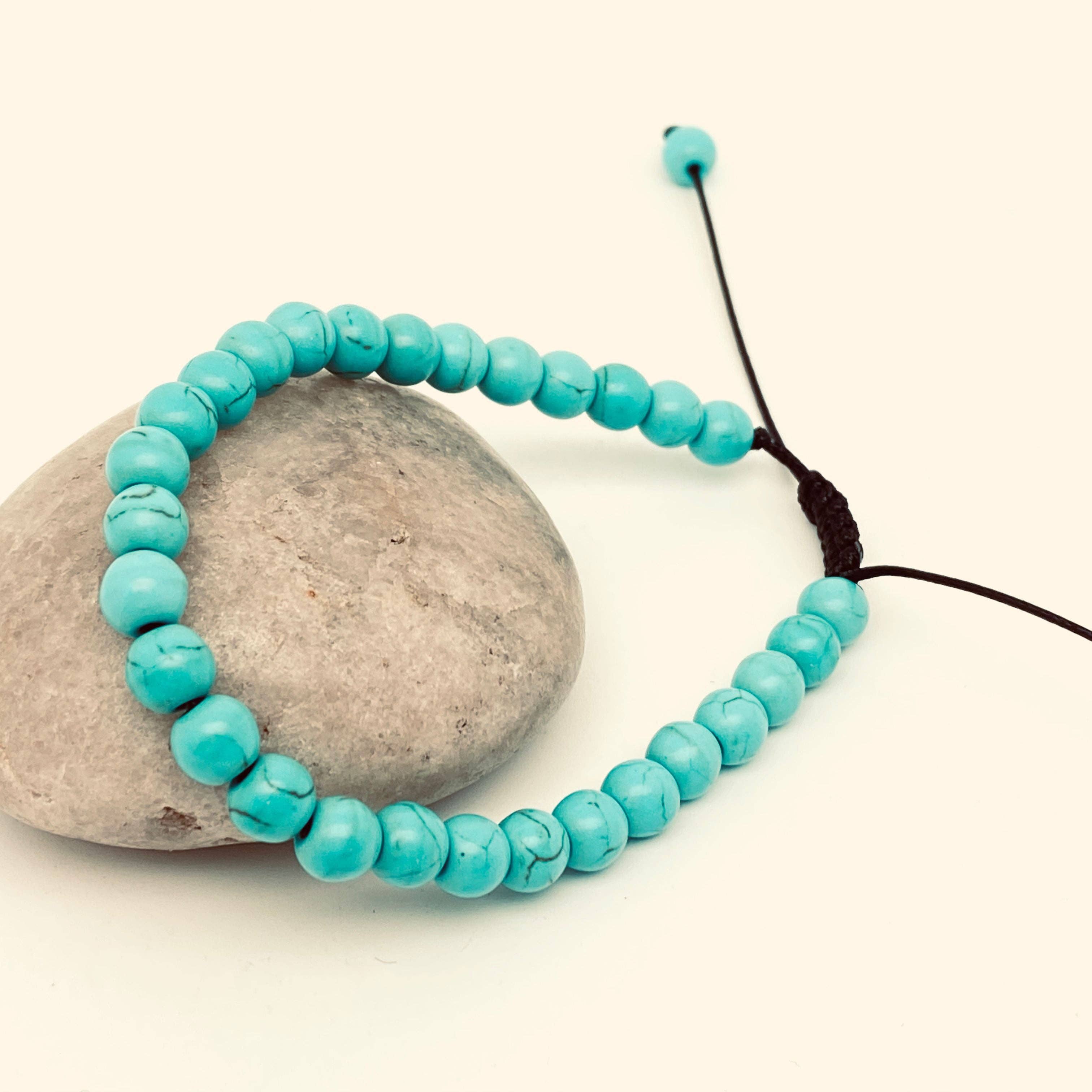 Natural Stone Hand Woven Stretch Bracelets