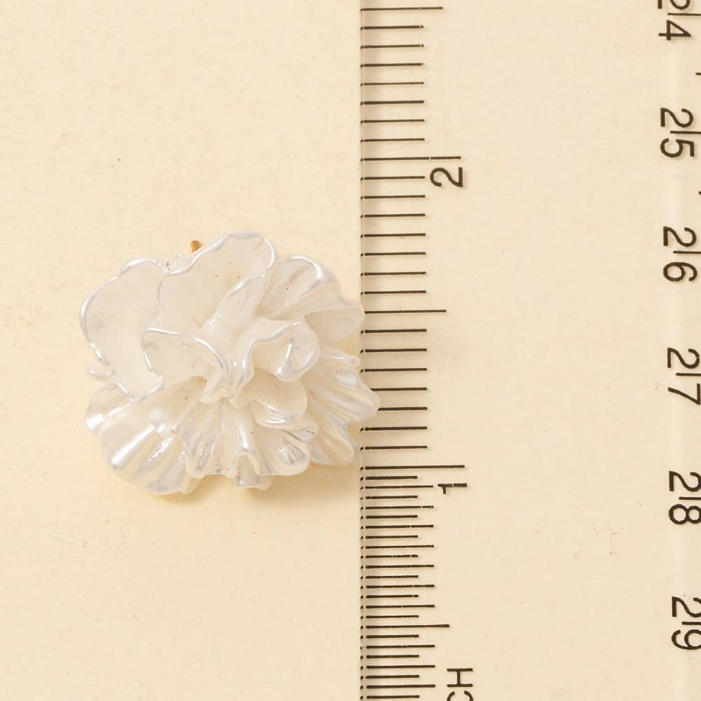 Cluster Flower Studs Acrylic Design