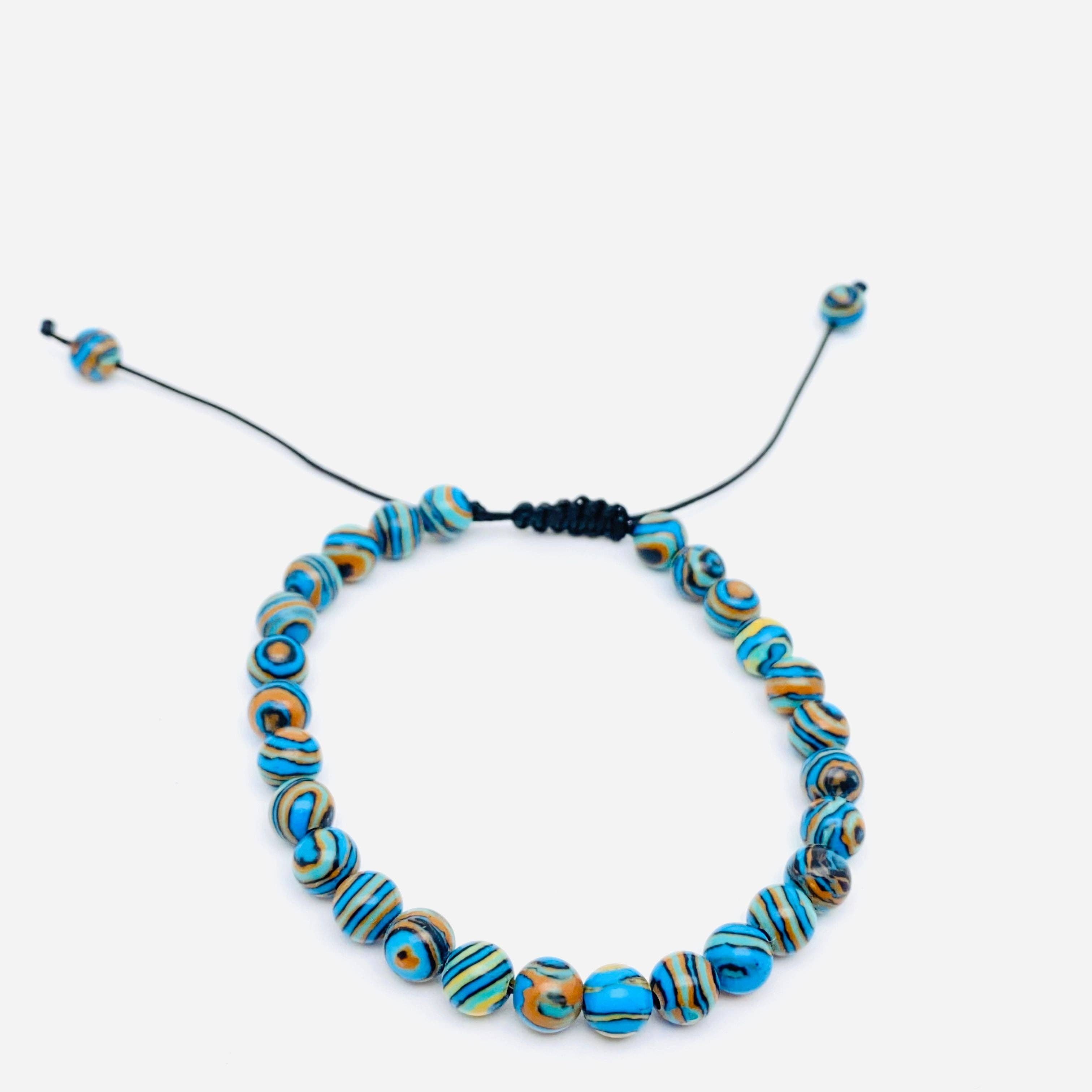 Natural Stone Hand Woven Stretch Bracelets