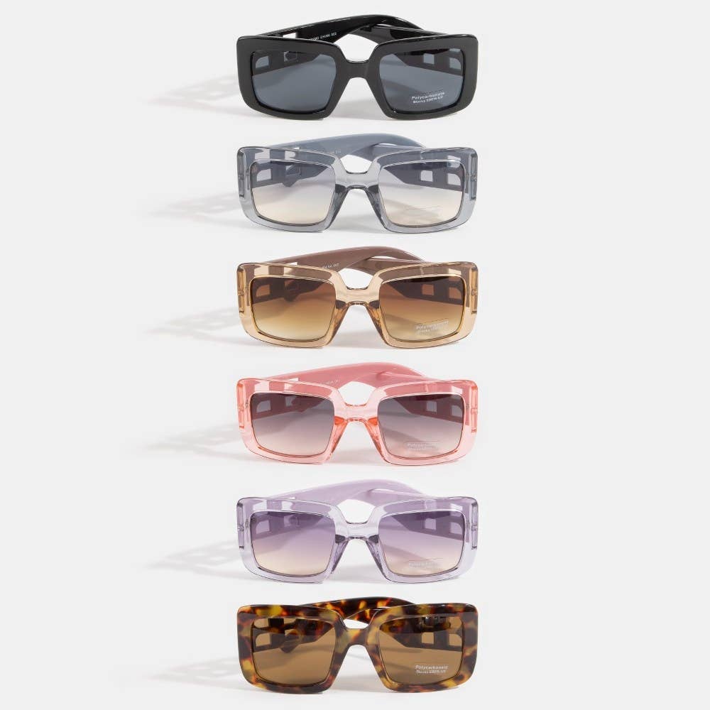 Chunky Square Frame Sunglasses