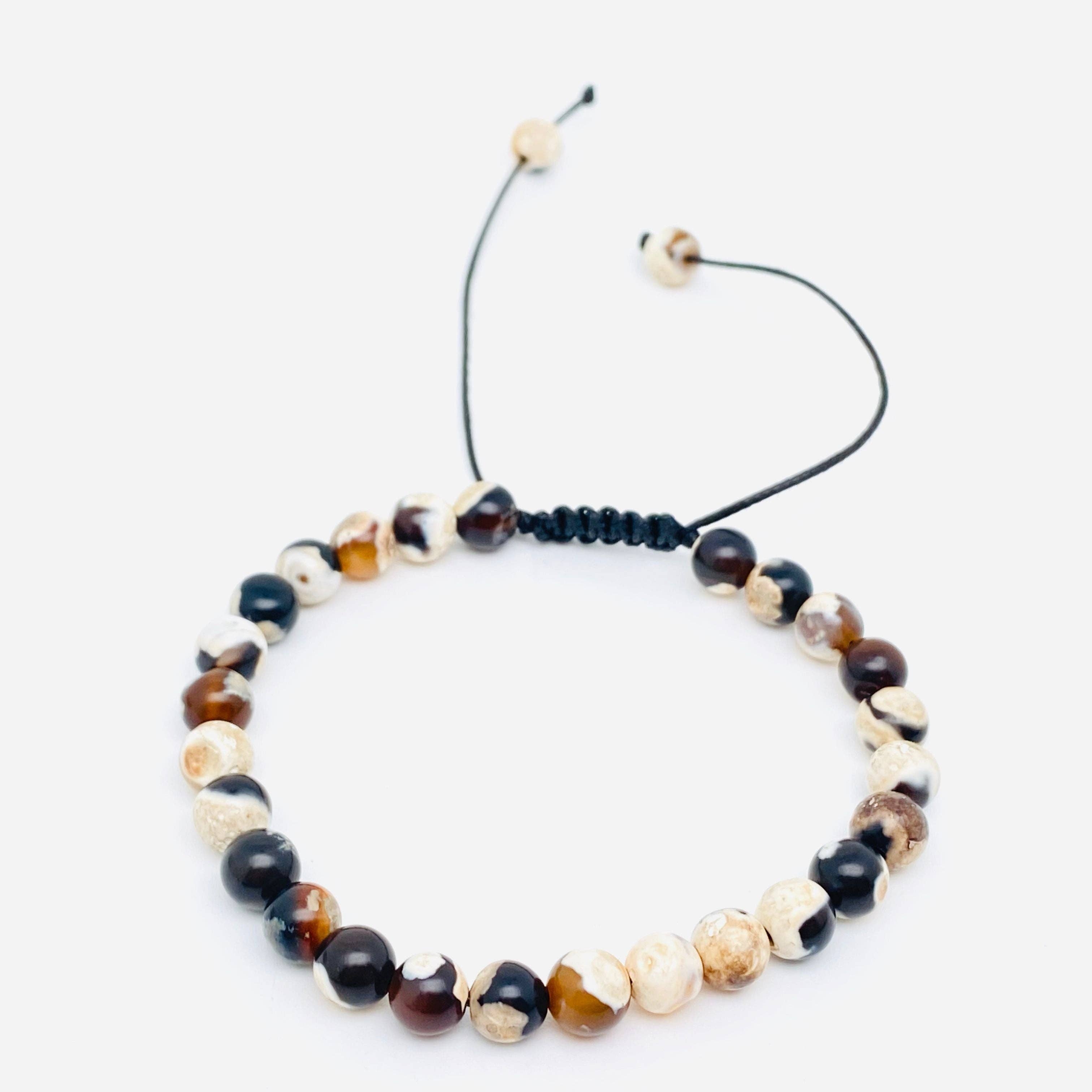 Natural Stone Hand Woven Stretch Bracelets
