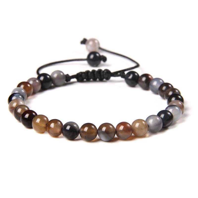 Natural Stone Hand Woven Stretch Bracelets