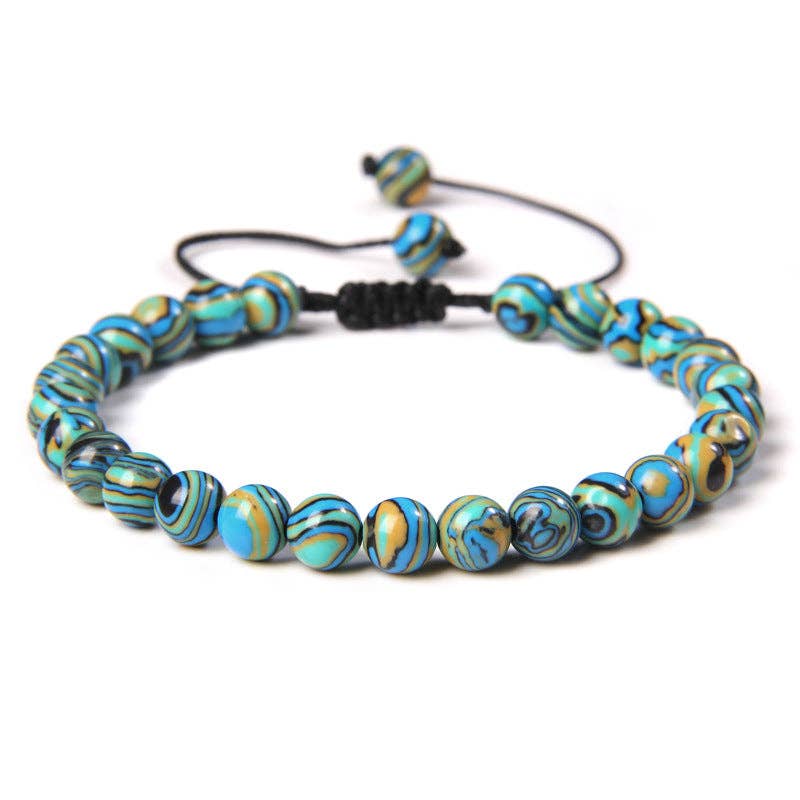 Natural Stone Hand Woven Stretch Bracelets