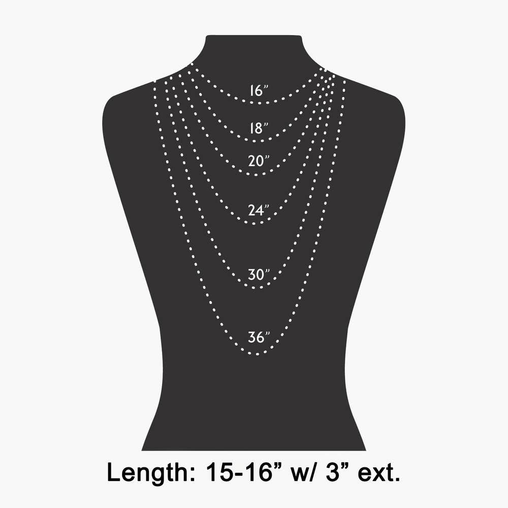 Crystal Bow Layered Style Necklace