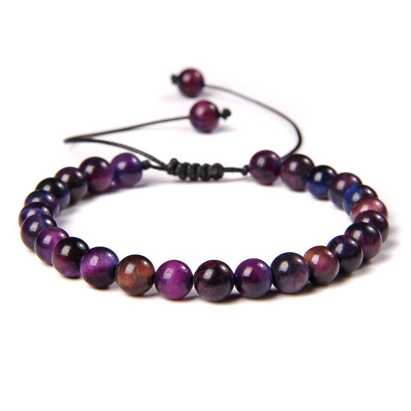 Natural Stone Hand Woven Stretch Bracelets