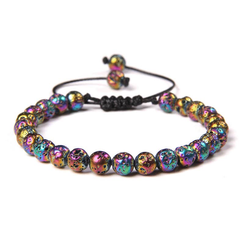Natural Stone Hand Woven Stretch Bracelets
