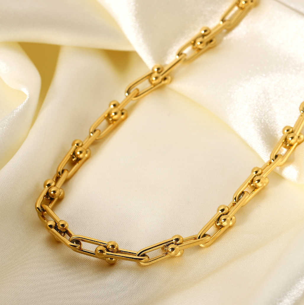 18K Gold Plated Stainless Steel Chain