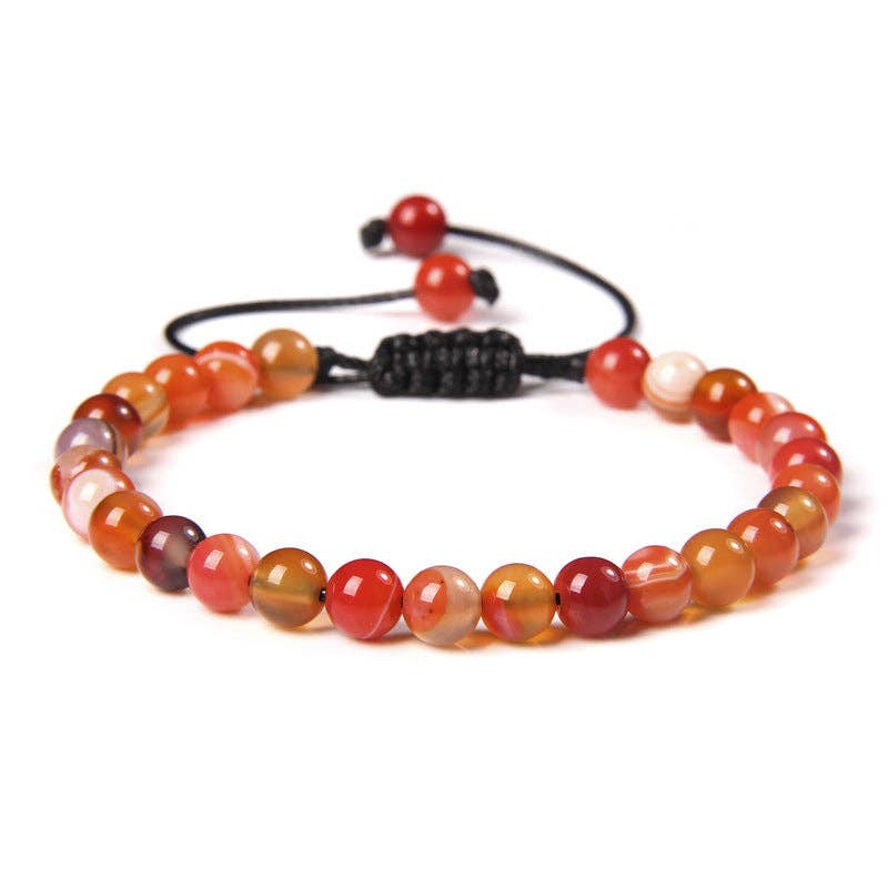 Natural Stone Hand Woven Stretch Bracelets
