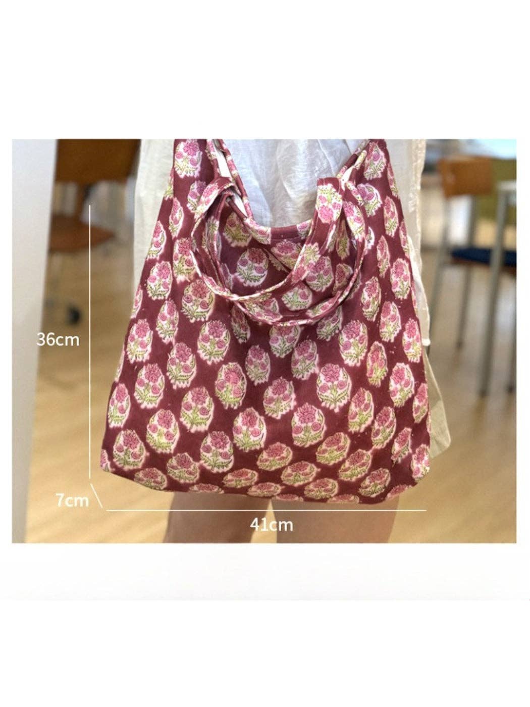 Knotted Handle Tote Bag