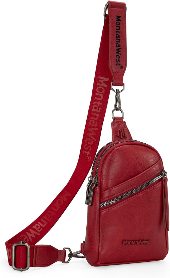 Montana West Crossbody Sling Bag with Cross Detail