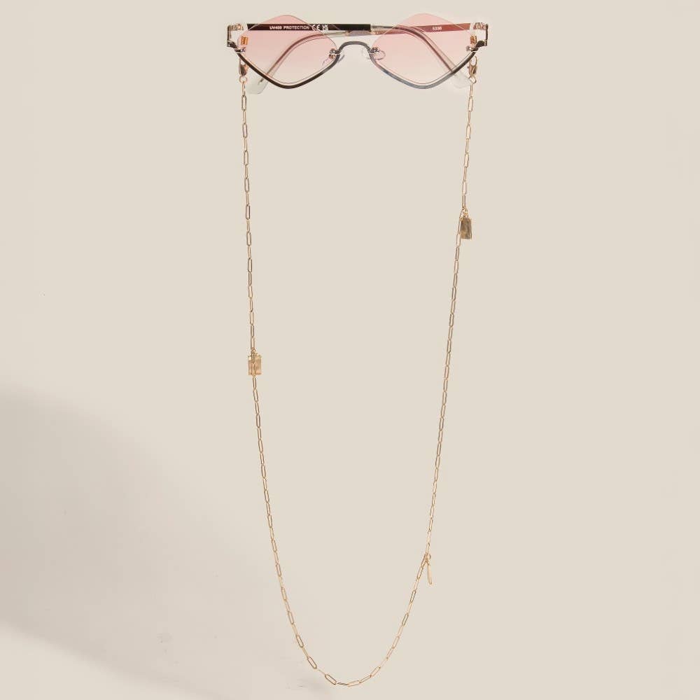 Rectangle Charm Chain