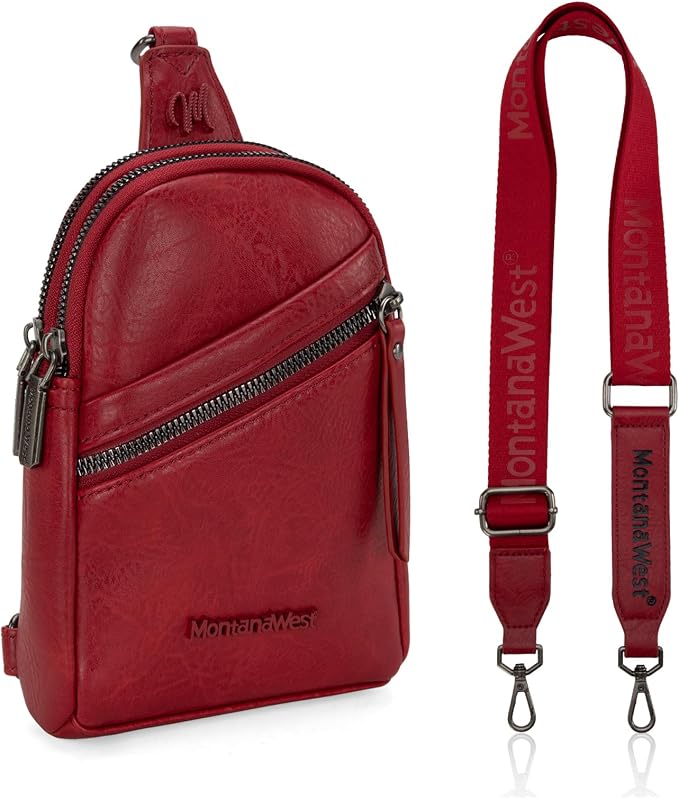 Montana West Crossbody Sling Bag with Cross Detail