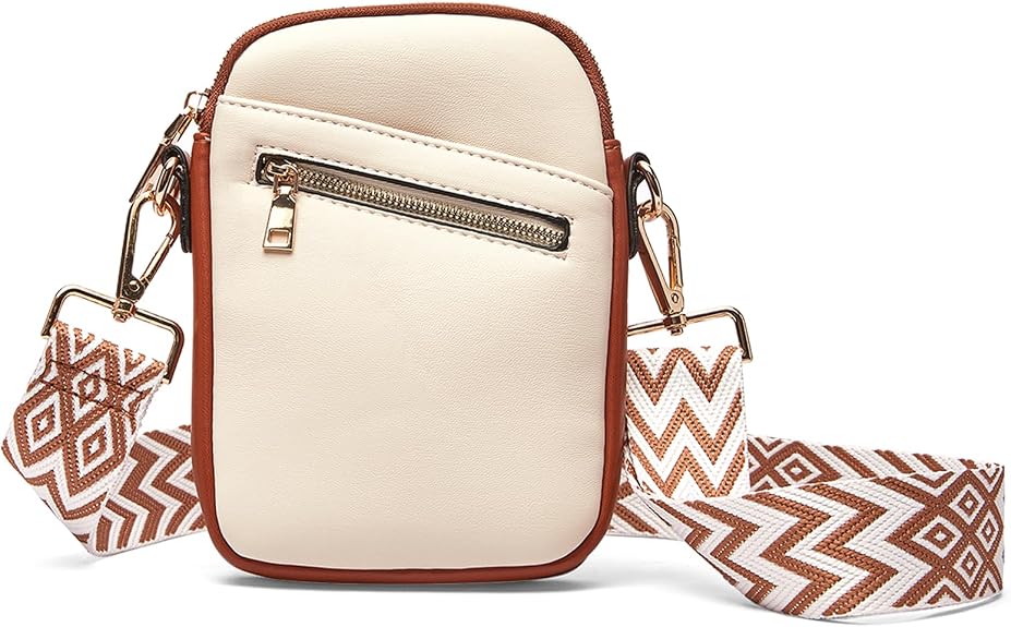 Small Crossbody with Embroidered Strap Detail