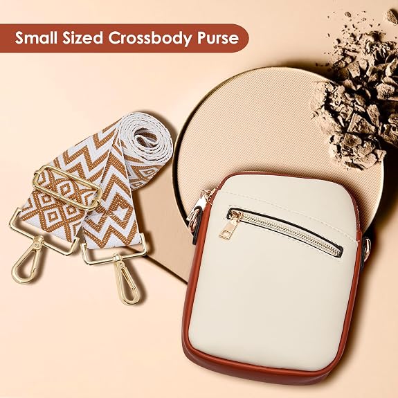 Small Crossbody with Embroidered Strap Detail