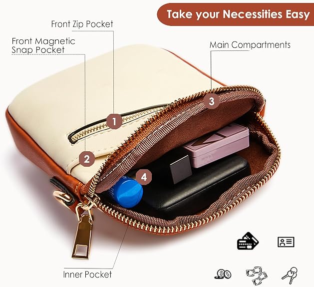 Small Crossbody with Embroidered Strap Detail