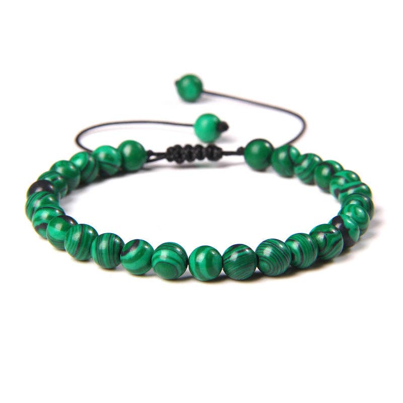 Natural Stone Hand Woven Stretch Bracelets