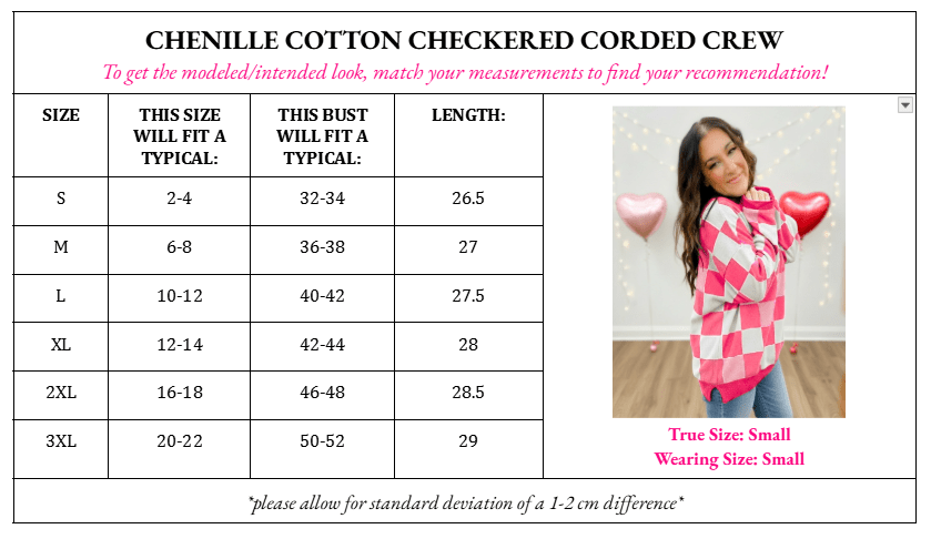 Chenille Cotton Corded Crew Sweatshirt