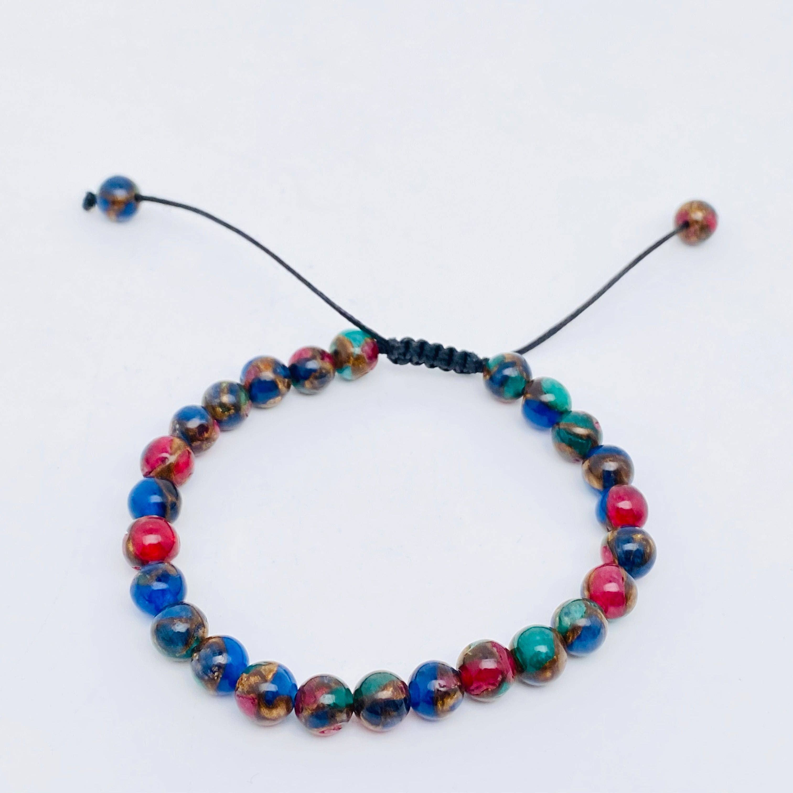 Natural Stone Hand Woven Stretch Bracelets