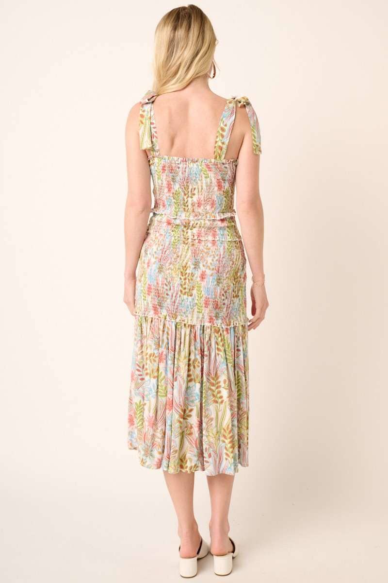 Mittoshop Smocking Detail Midi Dress