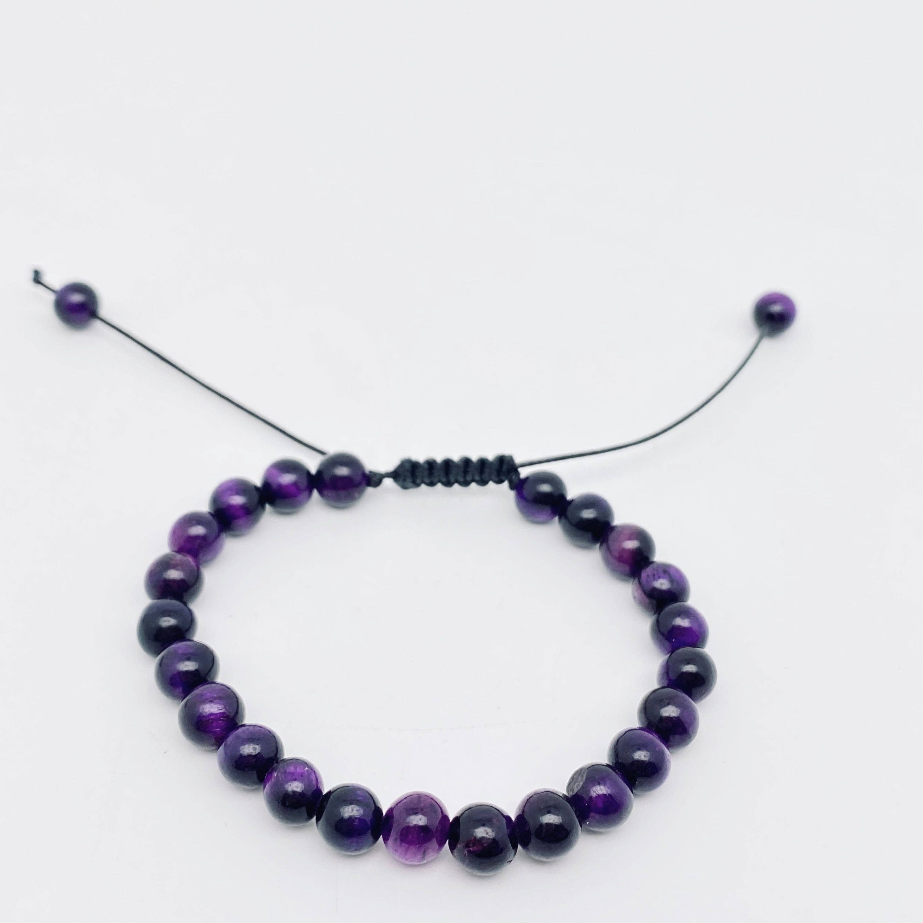 Natural Stone Hand Woven Stretch Bracelets