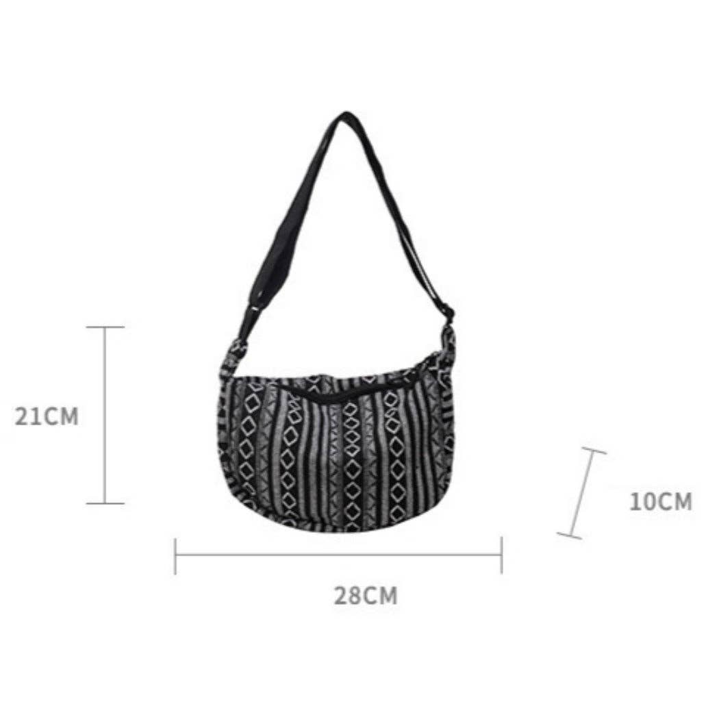 Boho Spacious Stylish Crossbody Hobo Bag