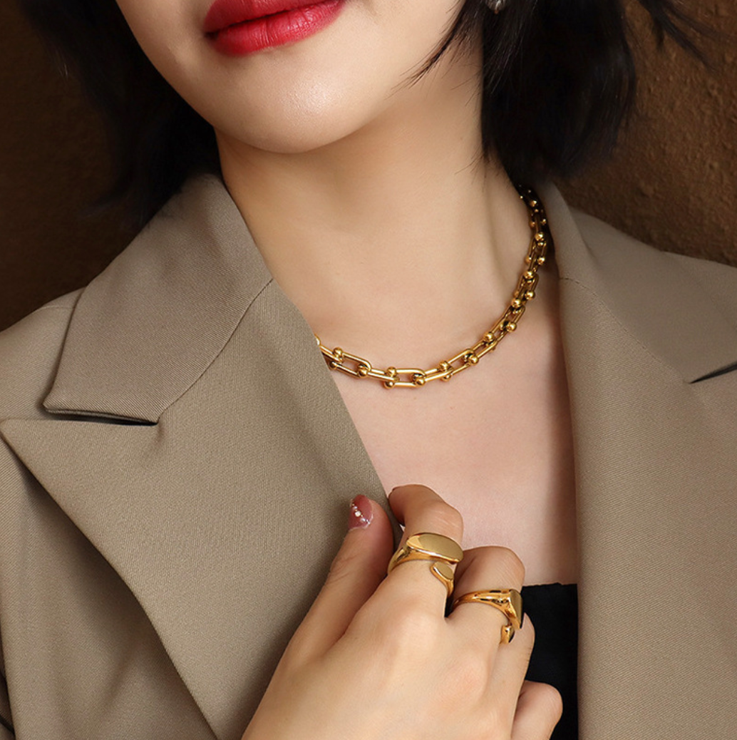 18K Gold Plated Stainless Steel Chain