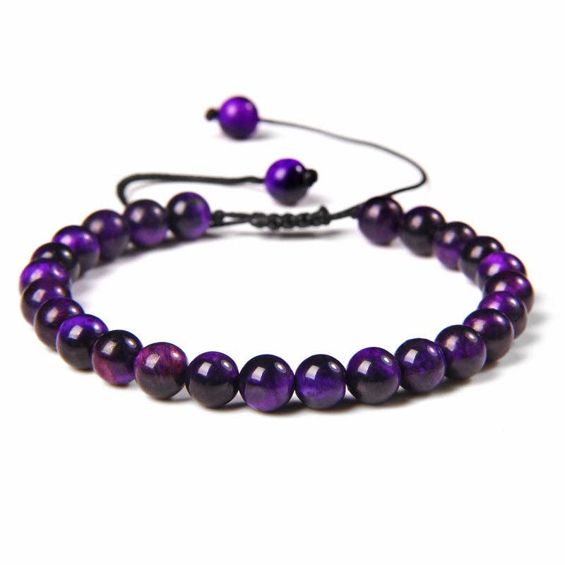 Natural Stone Hand Woven Stretch Bracelets