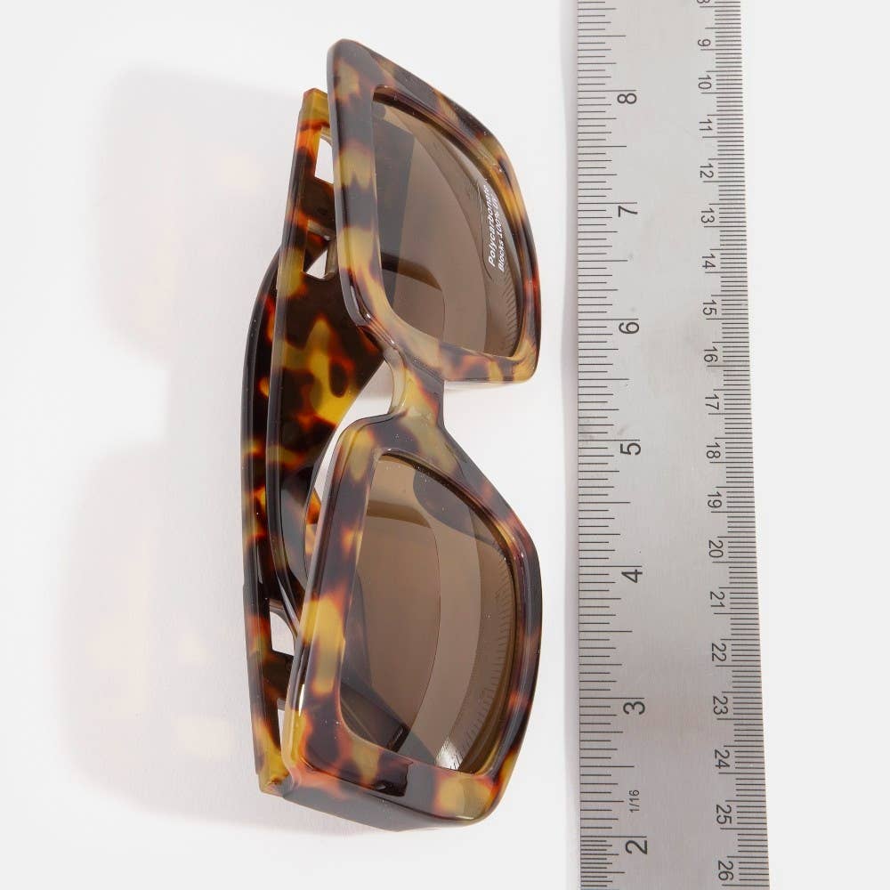 Chunky Square Frame Sunglasses