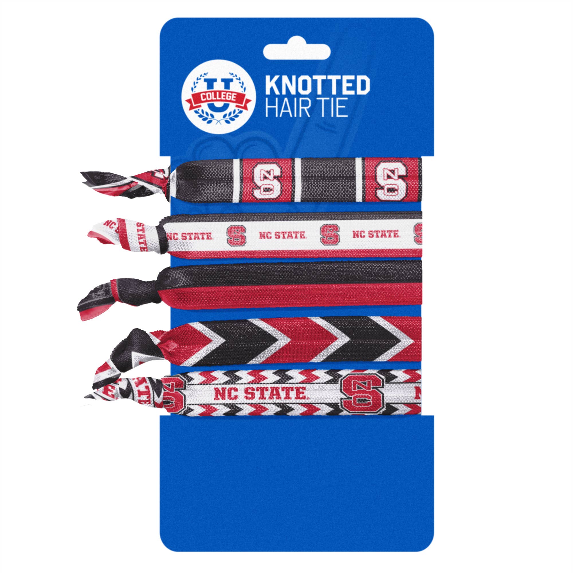 North Carolina State Wolfpack Knotted Hair Tie