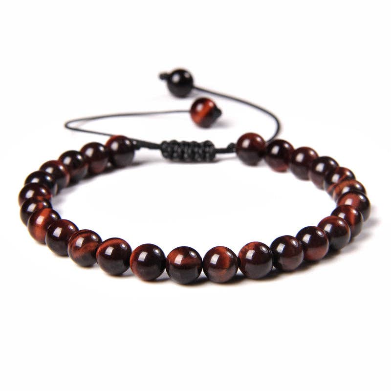 Natural Stone Hand Woven Stretch Bracelets