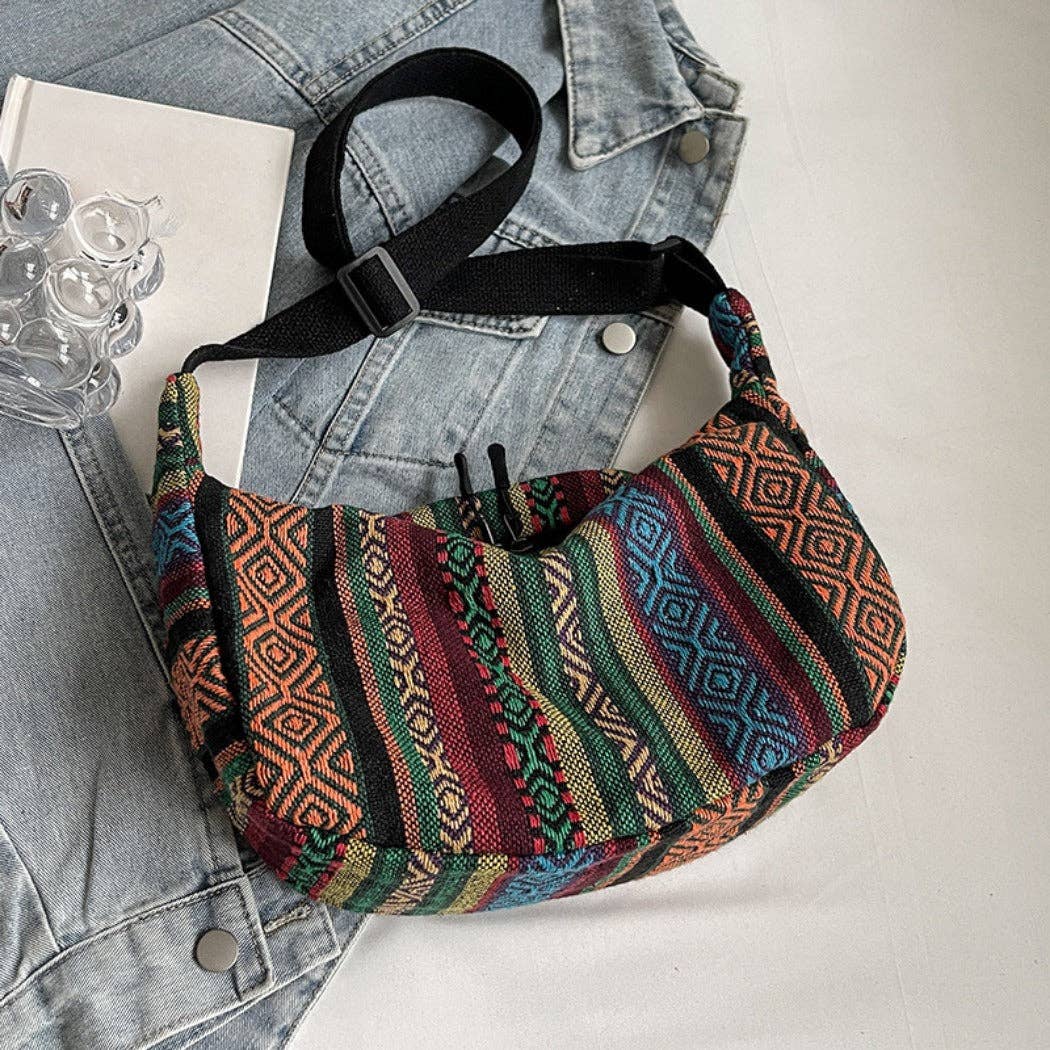 Boho Spacious Stylish Crossbody Hobo Bag