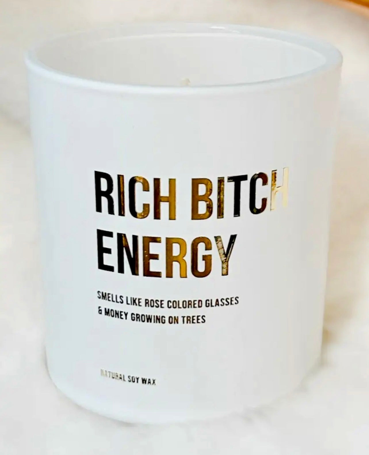 Rich B*tch Energy Roses Scented Candle