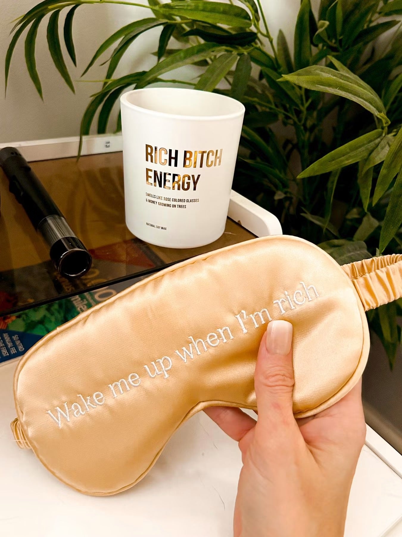 Rich B*tch Energy Roses Scented Candle