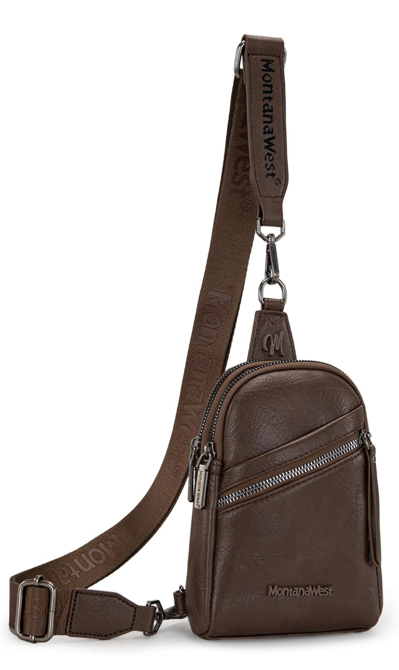 Montana West Crossbody Sling Bag with Cross Detail