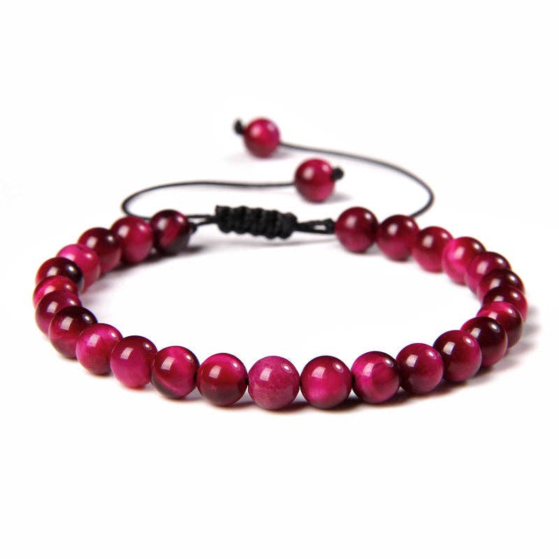 Natural Stone Hand Woven Stretch Bracelets
