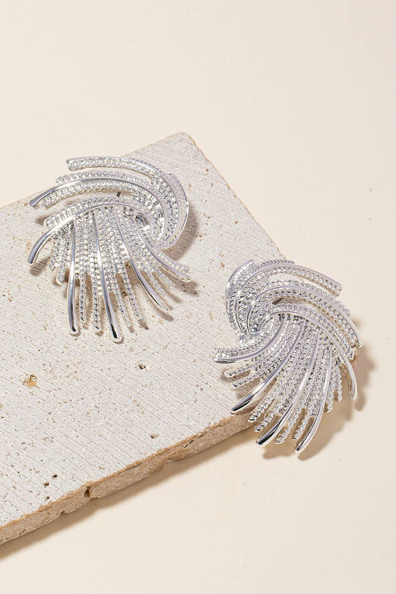 Textured Metallic Swirl Shield