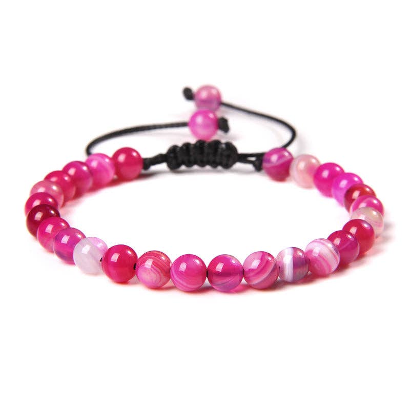 Natural Stone Hand Woven Stretch Bracelets