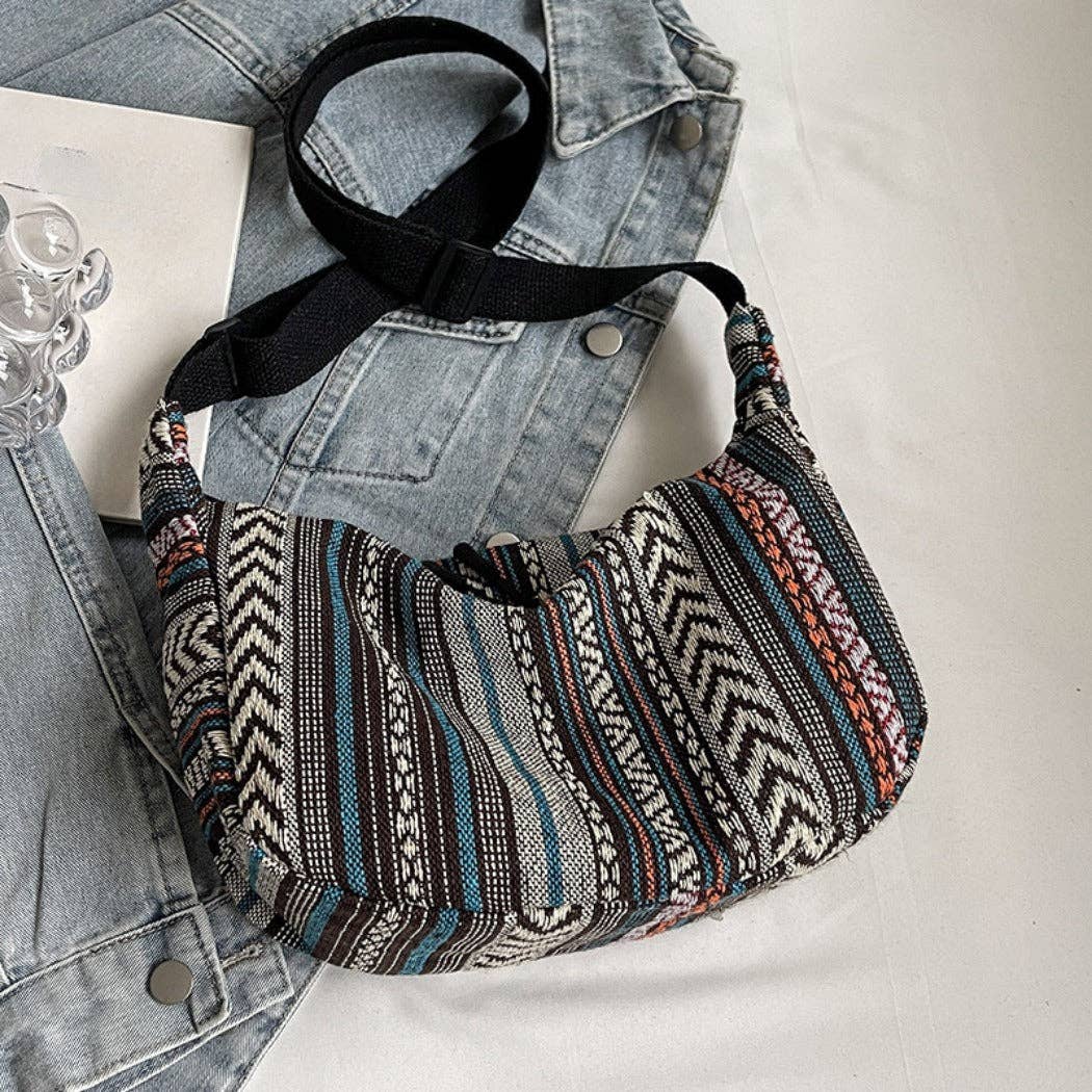Boho Spacious Stylish Crossbody Hobo Bag