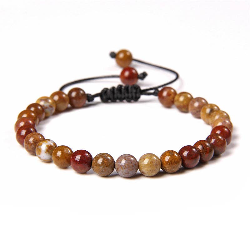 Natural Stone Hand Woven Stretch Bracelets
