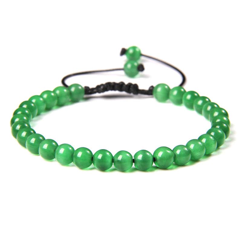 Natural Stone Hand Woven Stretch Bracelets