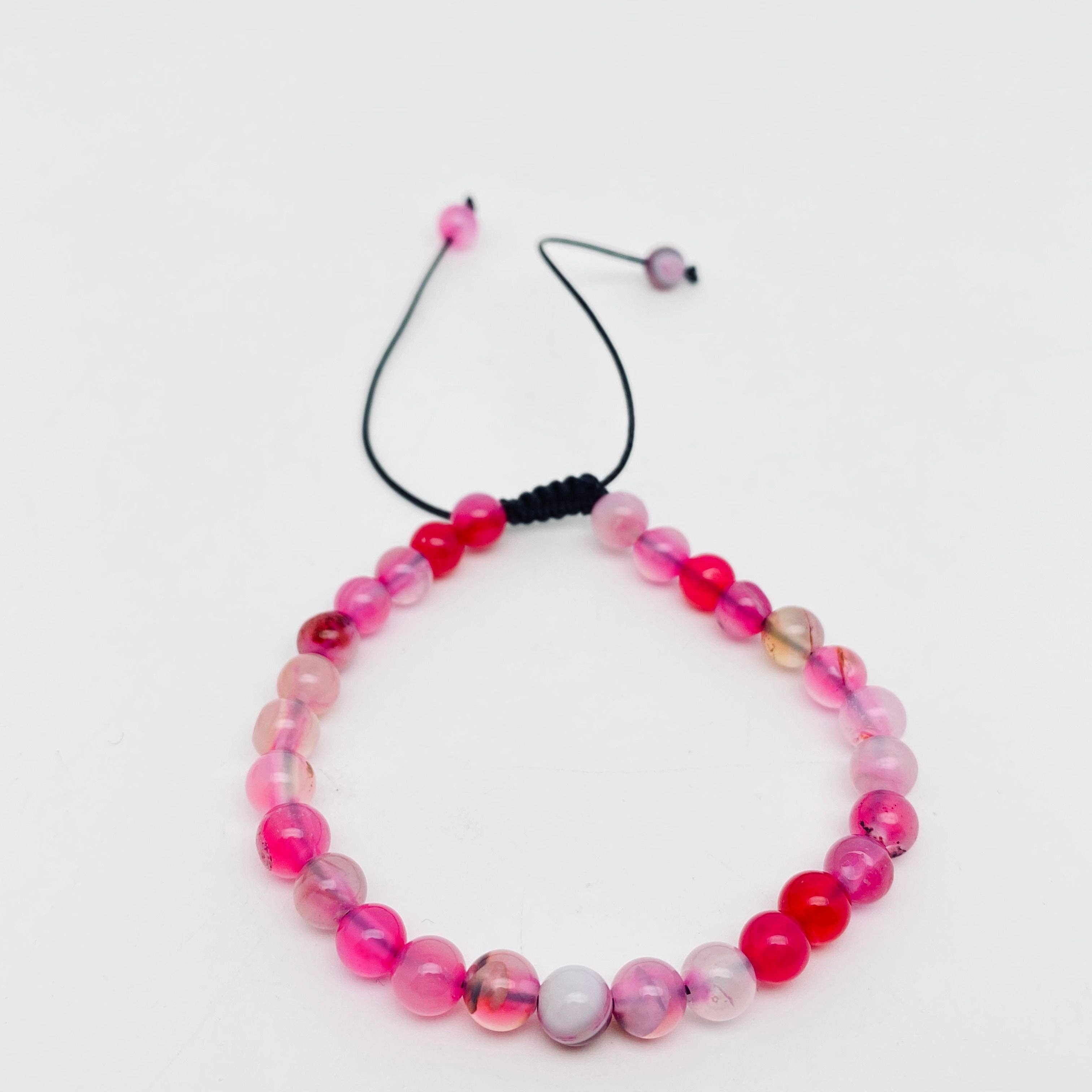 Natural Stone Hand Woven Stretch Bracelets