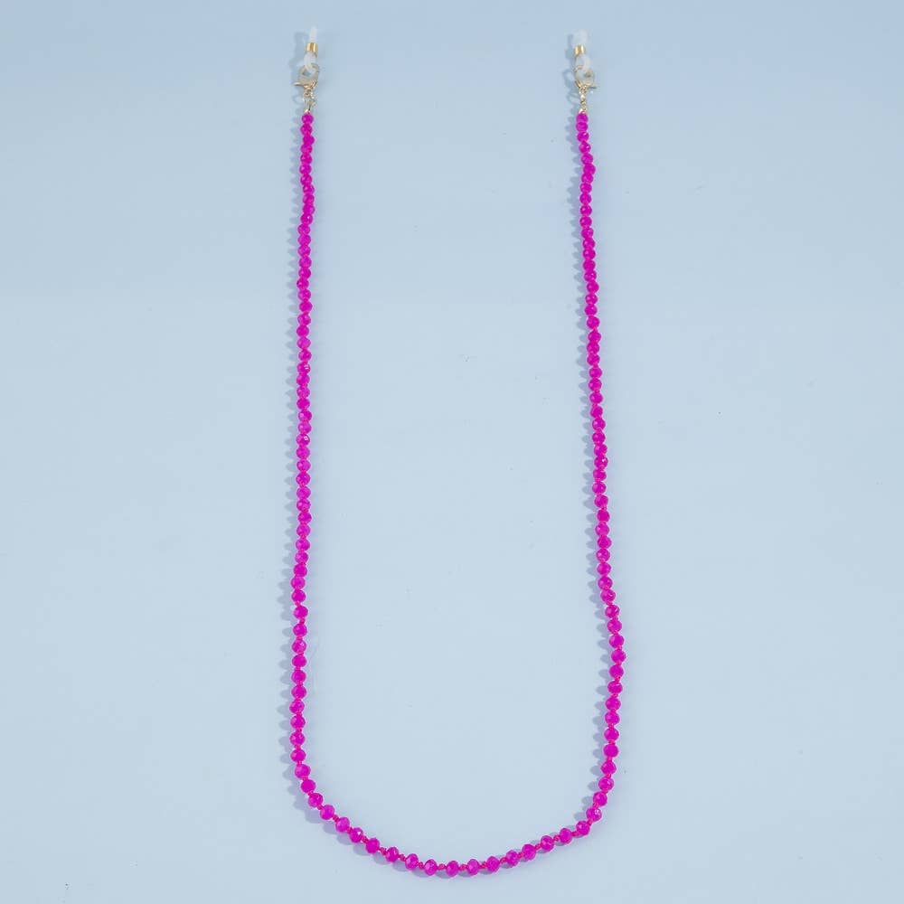 Faceted Crystal Bead Sunglass Chain Lanyard
