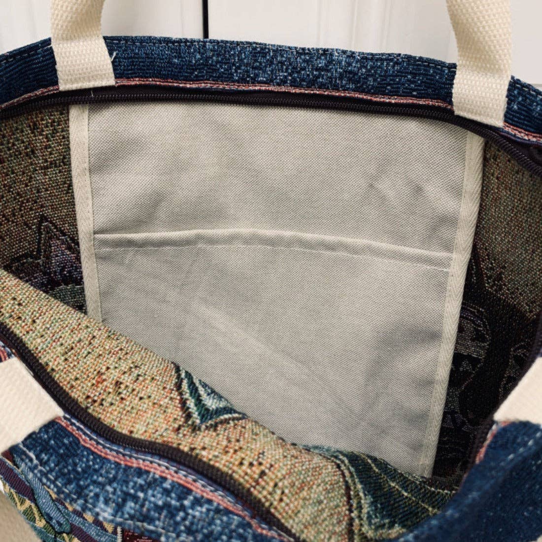 Daisy Tapestry Large Capacity Tote Bag
