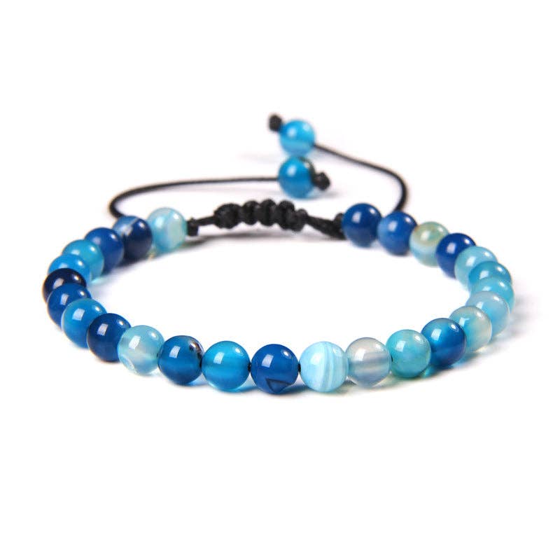 Natural Stone Hand Woven Stretch Bracelets