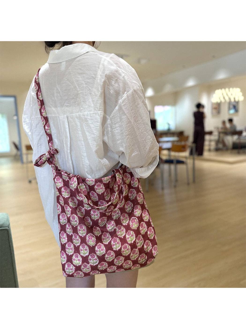 Knotted Handle Tote Bag