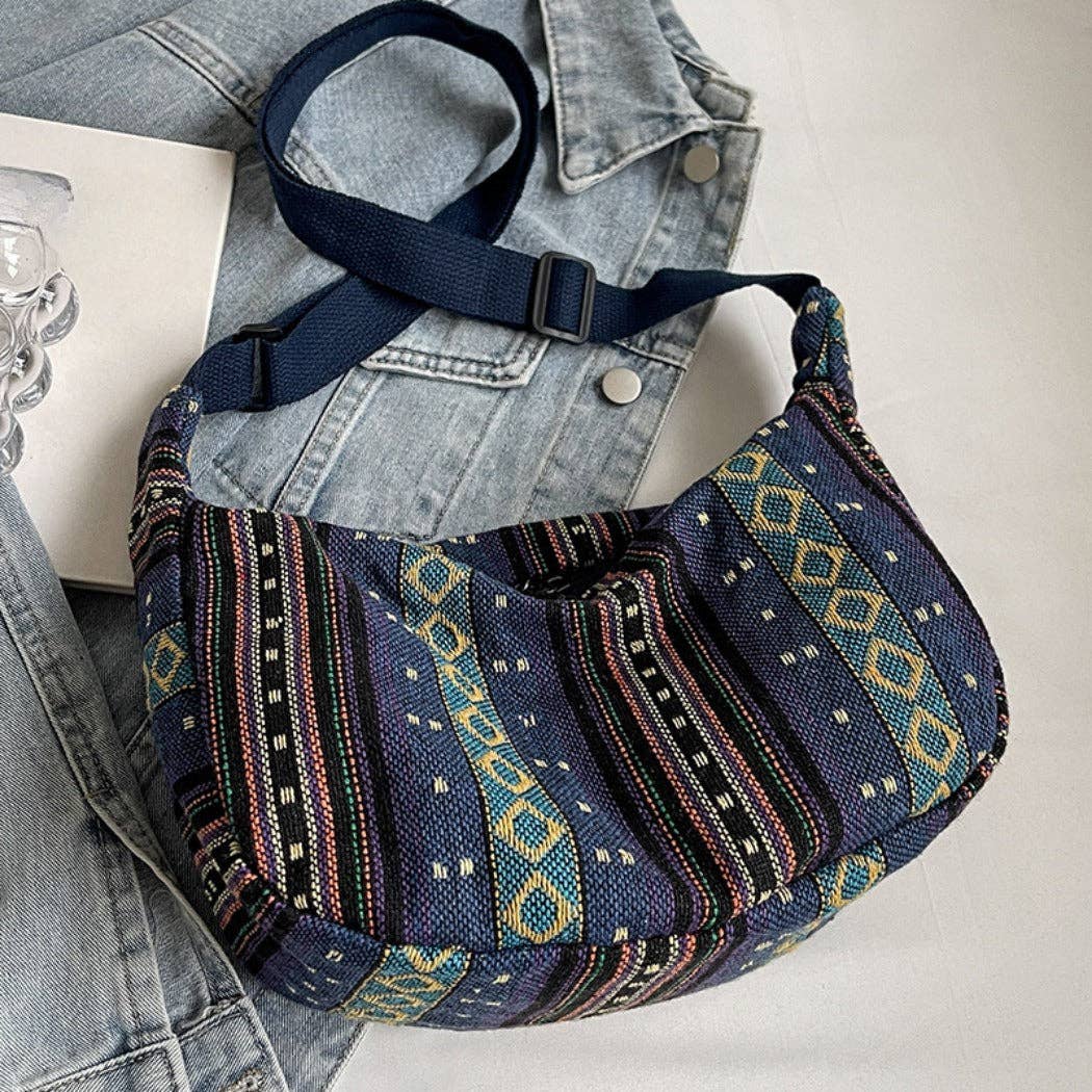 Boho Spacious Stylish Crossbody Hobo Bag