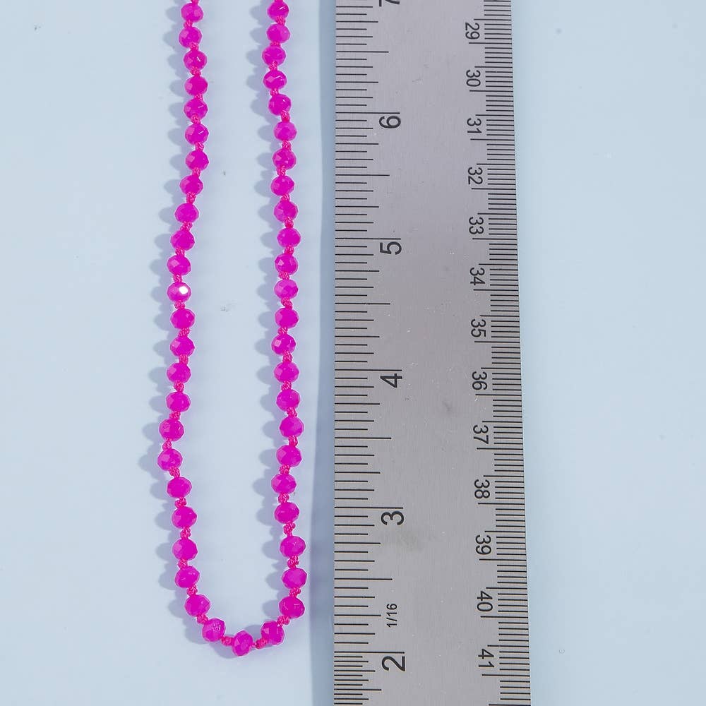 Faceted Crystal Bead Sunglass Chain Lanyard