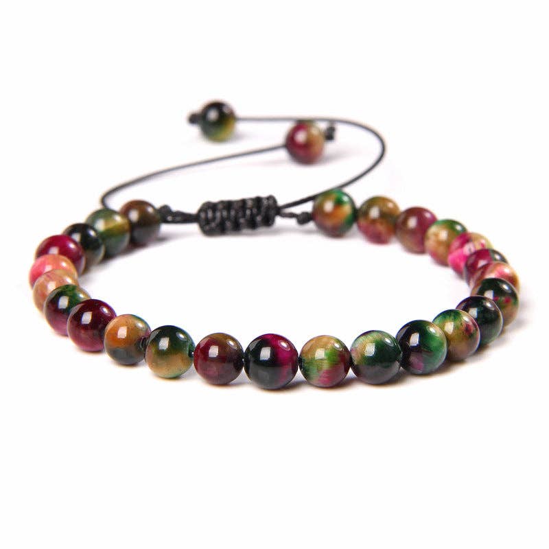Natural Stone Hand Woven Stretch Bracelets