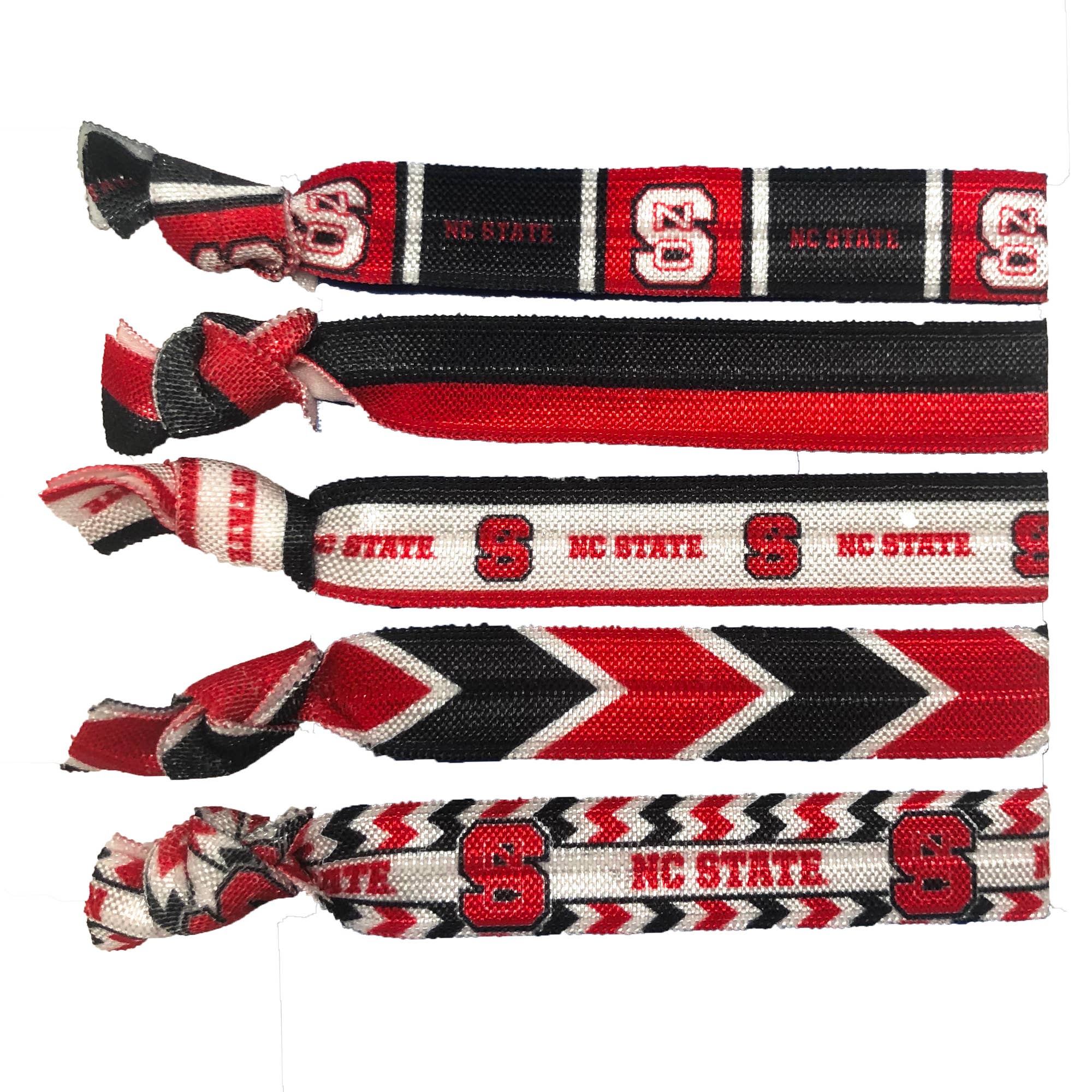 North Carolina State Wolfpack Knotted Hair Tie